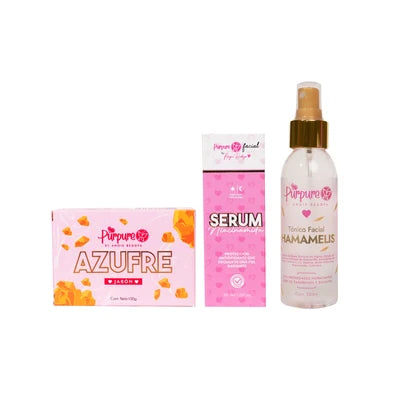 Kit facial purpure piel grasa
